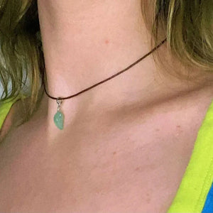 Boho Turquoise Rope Choker Necklace