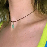 Boho Turquoise Rope Choker Necklace