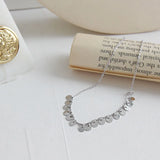 Boho Silver Anklet Chain for Women Foot Jewelry
