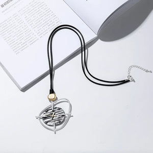 Boho Geometry Charm Necklace Long Chain Pendant Jewelry