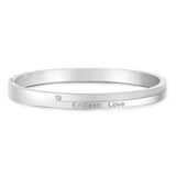 Boho Endless Love Cuff Bangles for Women Bracelet