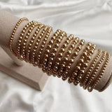 Boho Beaded Bracelets for Women Crystal Statement Bangles