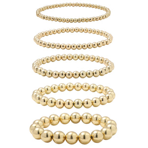 Boho Beaded Bracelets for Women Crystal Statement Bangles