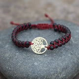 Boho Stone String Bracelets Yoga Tree Charms Couples Bracelet