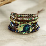 Boho High End Hematite Crystal Bracelet for Men Women