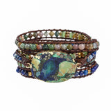 Boho High End Hematite Crystal Bracelet for Men Women