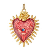 Boho Heart Charms for Jewelry Making DIY