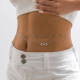 Boho Heart Waist Chain Metal Beach Jewelry