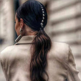 Boho Pearl Bead Hair Clips Hair Extension Chain Hairband