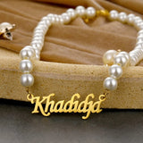 Boho Pearl Chain Necklace for Women Choker Collar Wedding Jewelry Gift
