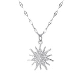 Boho Moon Star Sun Rainbow Necklace Long Chain Collars