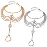 Boho Chains Clouds Knot Anklets for Women