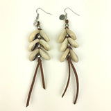 Boho Cowrie Shell Long Earrings for Women Bohemian Dangle Jewelry