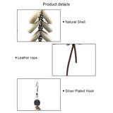 Boho Cowrie Shell Long Earrings for Women Bohemian Dangle Jewelry