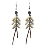 Boho Cowrie Shell Long Earrings for Women Bohemian Dangle Jewelry