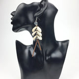 Boho Cowrie Shell Long Earrings for Women Bohemian Dangle Jewelry