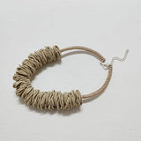Boho Grey Multi-layered Handwoven Necklace