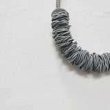 Boho Grey Multi-layered Handwoven Necklace