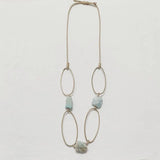 Boho Natural Stone Pendant Necklace