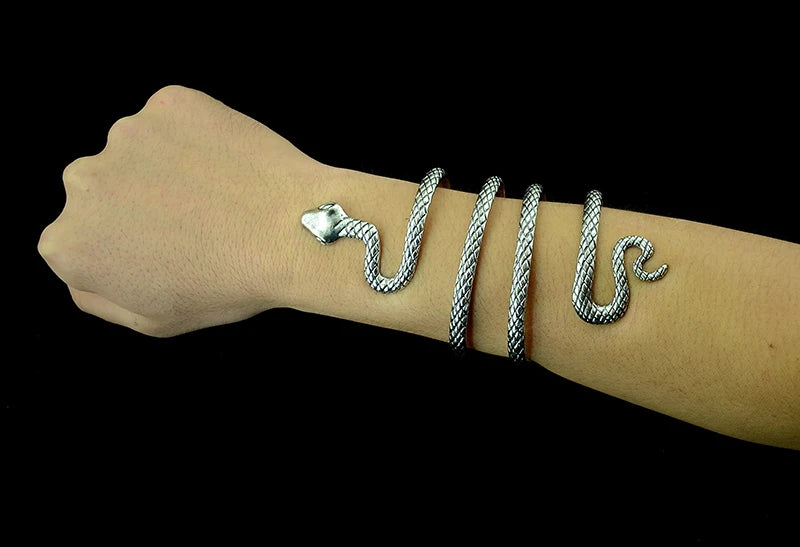 Boho Vintage Snake Open Cuff Bangle African Bracelets & Bangles