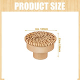 Boho Rattan Dresser Knobs for Furniture 12Pcs