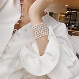 Boho Simulated Pearl Bracelet Beaded Wedding Jewelry