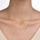 Boho Stainless Steel Chain Necklaces - Geometric Pendants MultiLayer