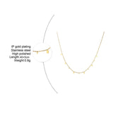 Boho Stainless Steel Chain Necklaces - Geometric Pendants MultiLayer