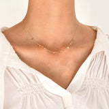 Boho Stainless Steel Chain Necklaces - Geometric Pendants MultiLayer