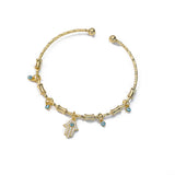 Boho Devil'S Eye Bangle For Women Open Colour Eyes Bangles Girl Bracelets