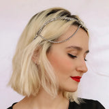 Boho Star Head Chain Hairpin Crystal Headpiece