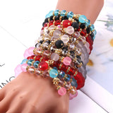 Boho Style Colorful Beaded Bracelet Set 12Pcs