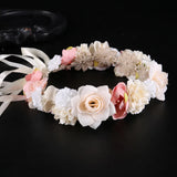 Boho Flower Headband Floral Garland Wedding Crown Hair Accessories