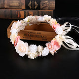 Boho Flower Headband Floral Garland Wedding Crown Hair Accessories