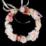 Boho Flower Headband Floral Garland Wedding Crown Hair Accessories