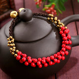 Boho Style Round Bead Women's Bracelet