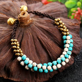 Boho Style Round Bead Women's Bracelet