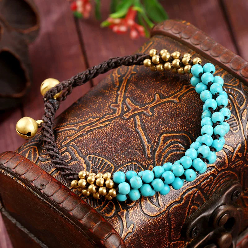 Boho Style Round Bead Women's Bracelet
