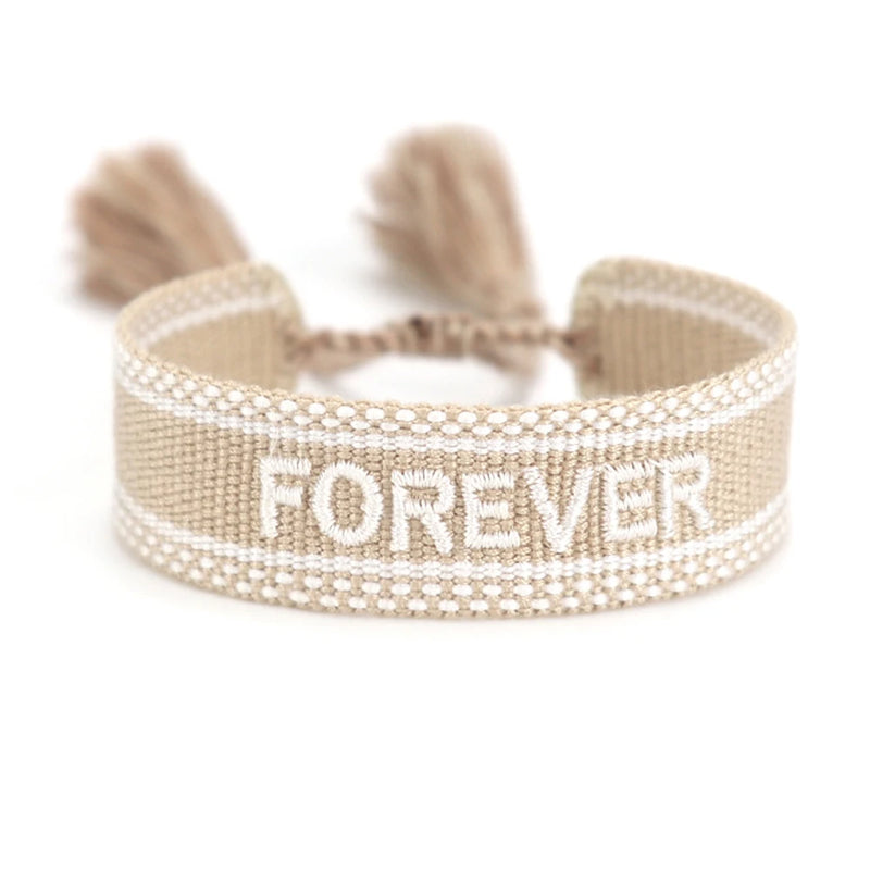 Boho Style Tassel Friendship Bracelet Hand-knotted Rope Adjustable Lucky Jewelry