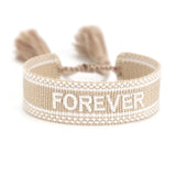 Boho Style Tassel Friendship Bracelet Hand-knotted Rope Adjustable Lucky Jewelry