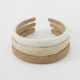 Boho Summer Straw Woven Braided Headband for Women
