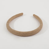Boho Summer Straw Woven Braided Headband for Women