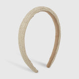 Boho Summer Straw Woven Braided Headband for Women