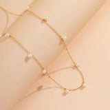 Boho Pearl Pendant Body Chain Sexy Waist Chain Girls Jewelry