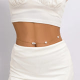 Boho Pearl Body Chain Women's Waist Chain Jewelry
