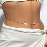 Boho Pearl Body Chain Women's Waist Chain Jewelry