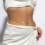 Boho Pearl Body Chain Women's Waist Chain Jewelry
