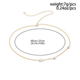 Boho Pearl Body Chain Women's Waist Chain Jewelry