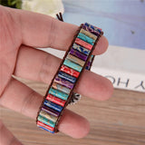 Boho Tube Natural Stone Beaded Bracelet