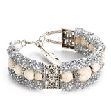 Boho Beaded Bracelet Zircon Charm Jewelry